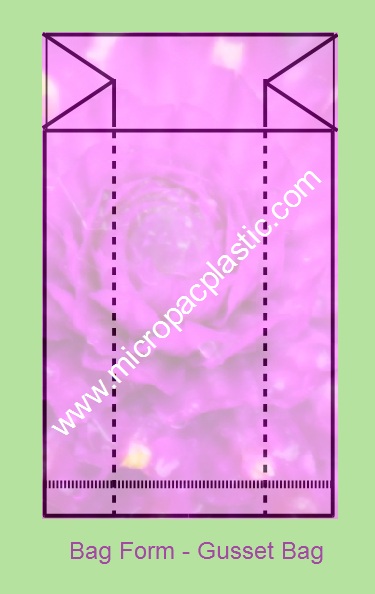 bag form gusset bag
